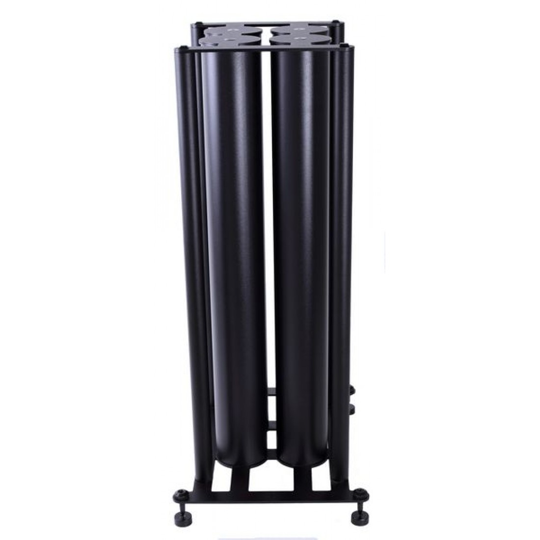 Custom Design FS 108 Speaker Stands with Black Satellite Columns