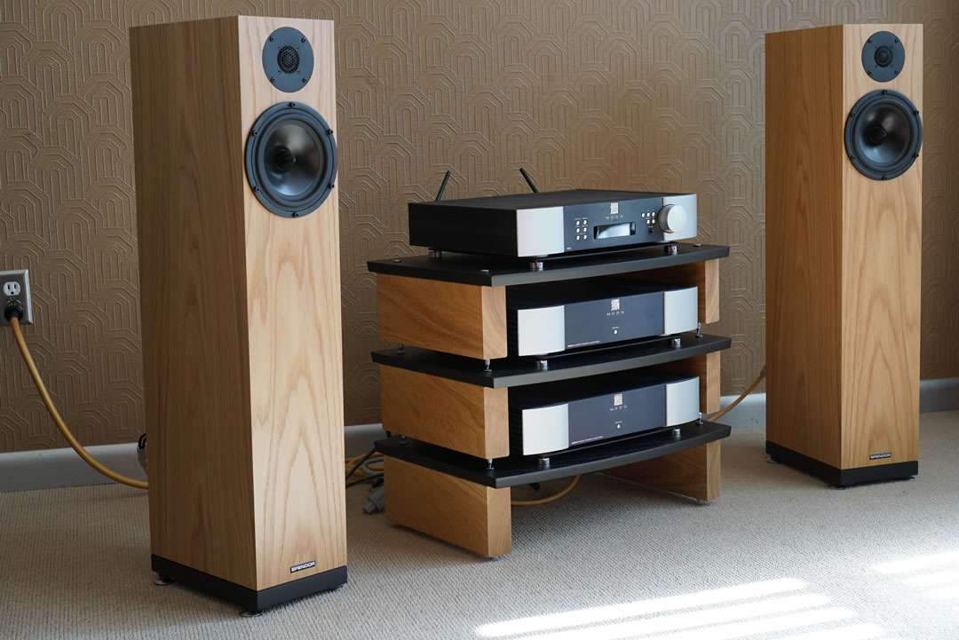 Milan Reference 20 Oak 3 with iraps and Moon by Simaudio equipment and Spendor A6 Loudspeakers